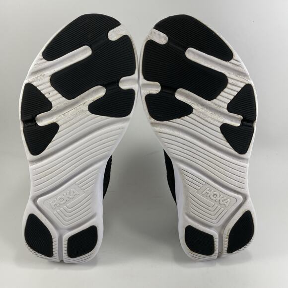Hoka One One Solimar Running Shoes Womens Size 9 B Black White Athletic Knit - Picture 8 of 9